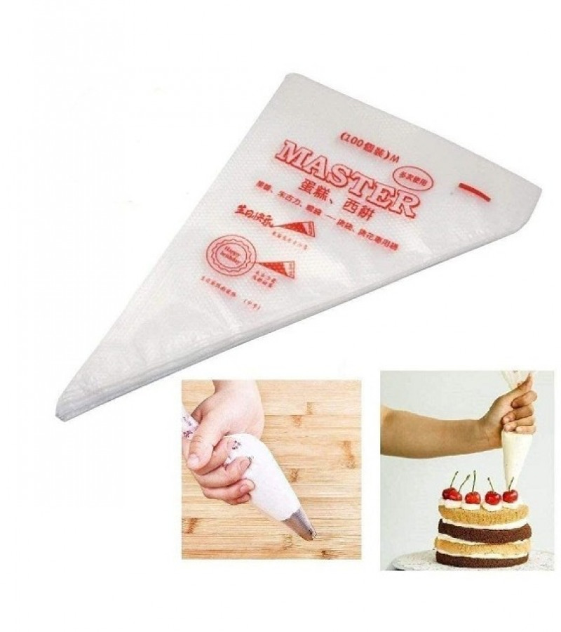 100pcs Piping Bag for Icing Cream Decoration Cake Pastry Cupcake