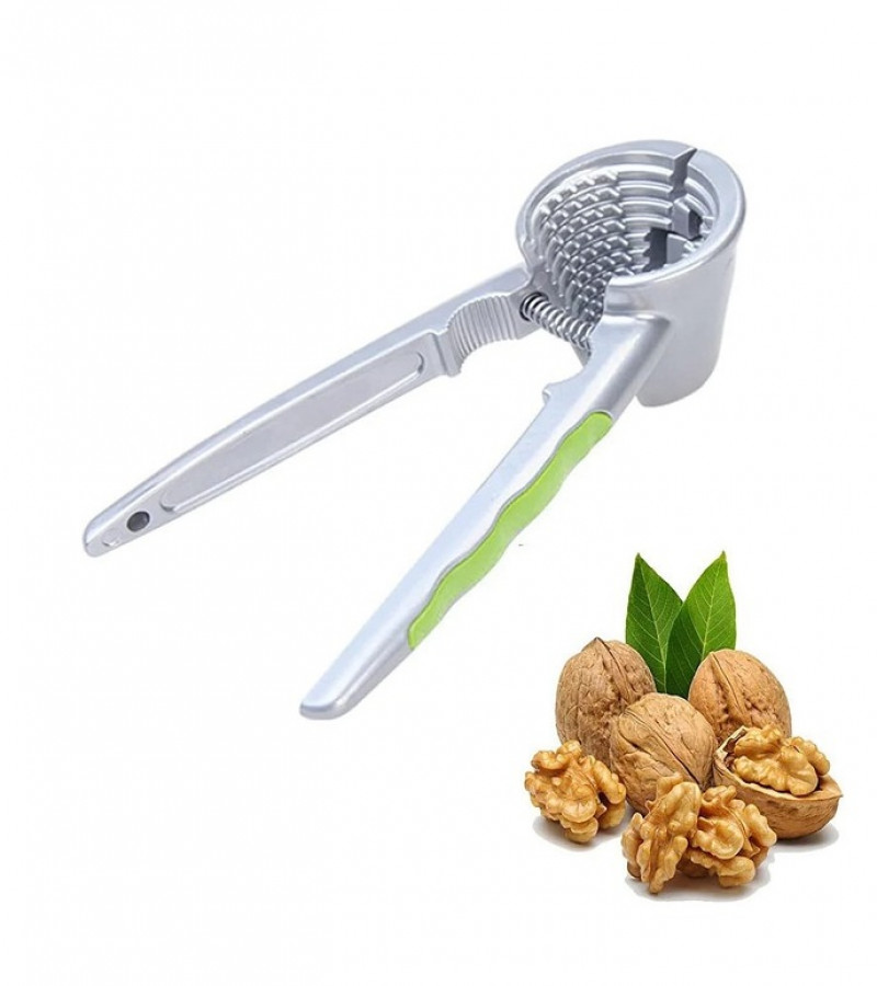 2 in 1 Metal Nutcracker Sheller for Walnuts Almonds Hazelnuts