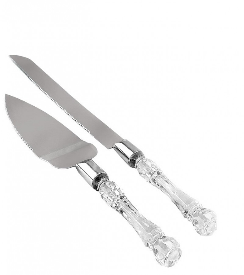 2pcs Cake Knife and Server Set Cake Cutting