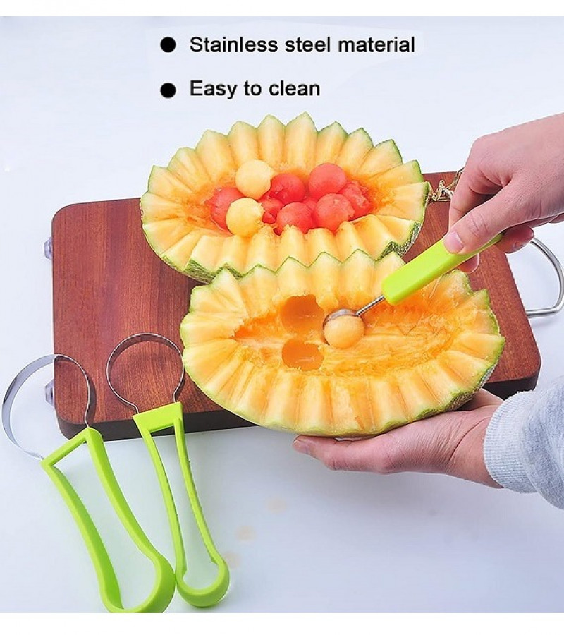 4in1 Watermelon cutter knife and grape Fruit Peeler Cutter slicer tools Seed Remover