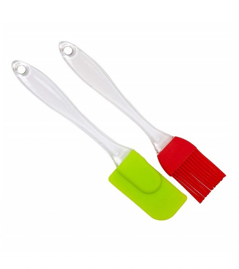 6 Slot Muffin Tray with 10pcs Measuring Cup Spoon Set and Silicon Spatula Brush Set