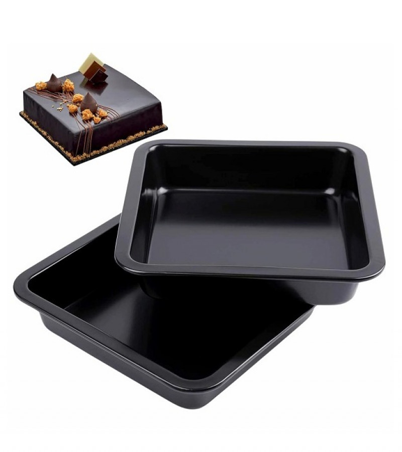 8 Inch Square Cake Mould Non-Stick Carbon Steel