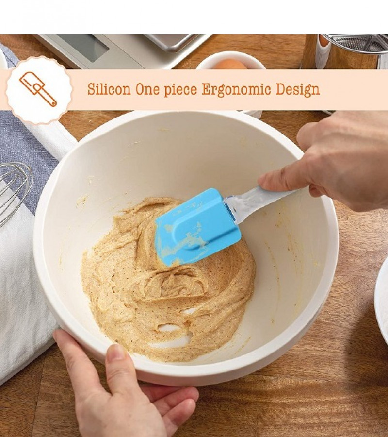 Best Cake Baking Deal Decorating Cake Nozzle Set Silicon Spatula Oil Brush and Measuring Spoons
