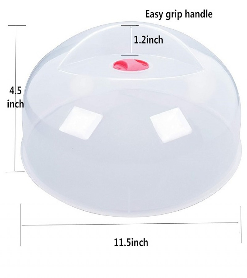 Microwave Splatter Plate Cover Guard Lid with Steam Vent