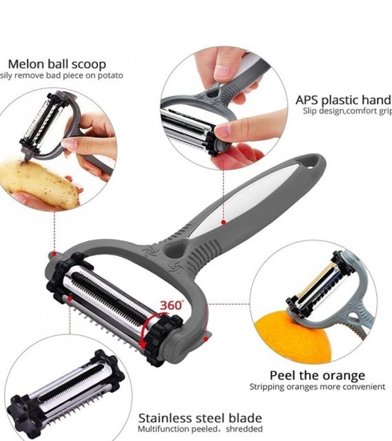Multifunctional Peeler Vegetable slicer 360 Degree Rotatable