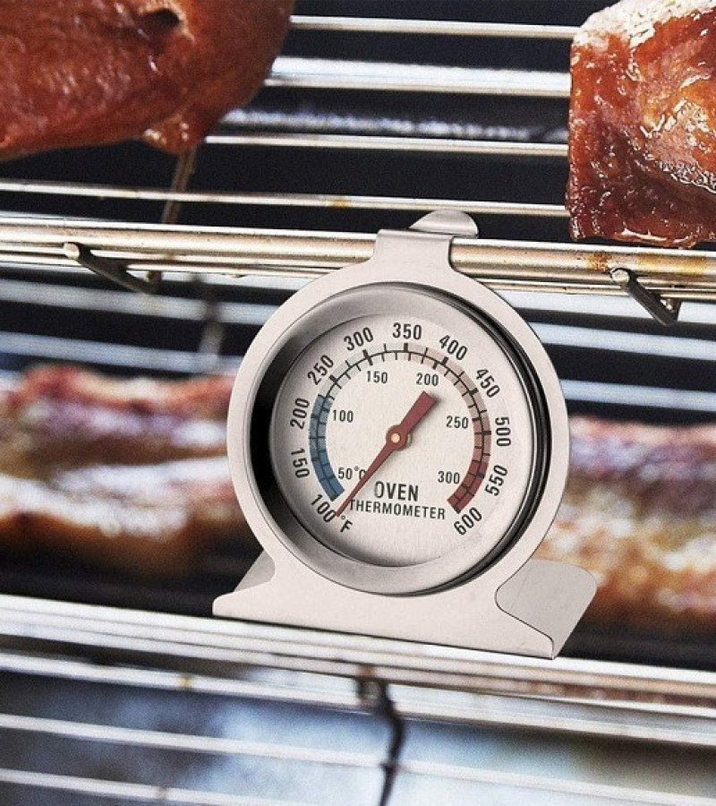 Oven Grill Fry Chef Smoker Thermometer Instant Read Stainless Steel