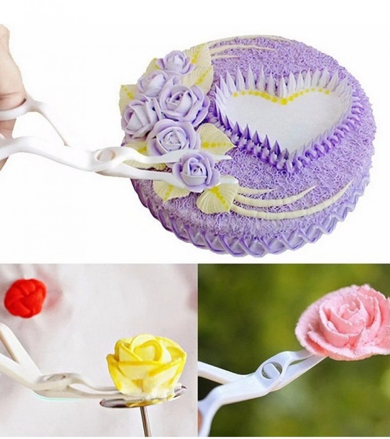 Scissor Flower Nail With 2 Icing Nozzles Steel