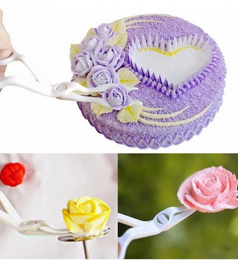 Scissor Flower Nail With 2 Icing Nozzles Steel