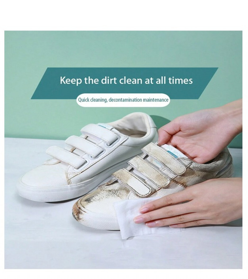 Shoe Shine Wipes Pack Of 80pcs