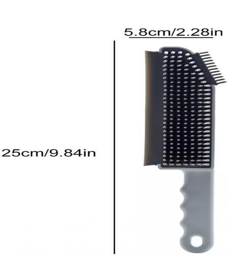 Silicone Cleaning Scraper Brush 3 in 1 Grout Cleaning Brush