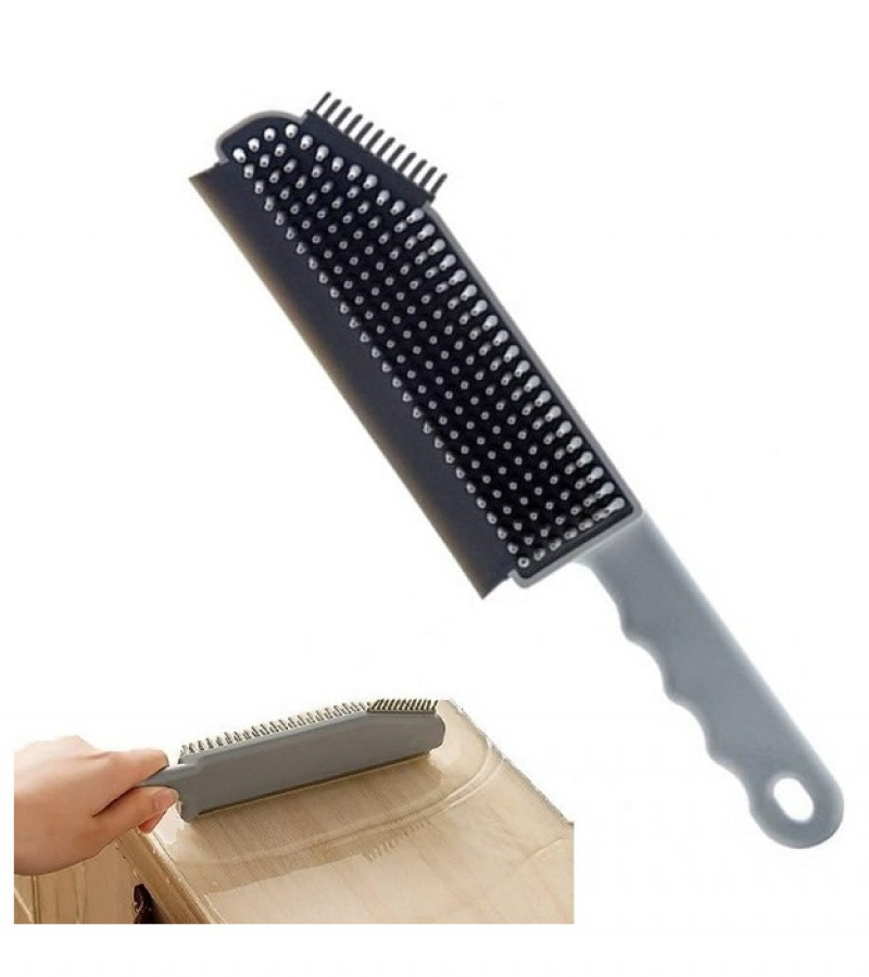 Silicone Cleaning Scraper Brush 3 in 1 Grout Cleaning Brush