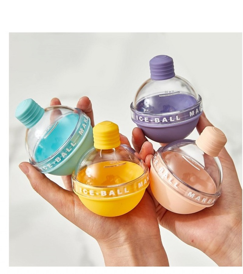 Silicone Ice Sphere Molds Stackable 2.5-Inch Ice Ball Maker