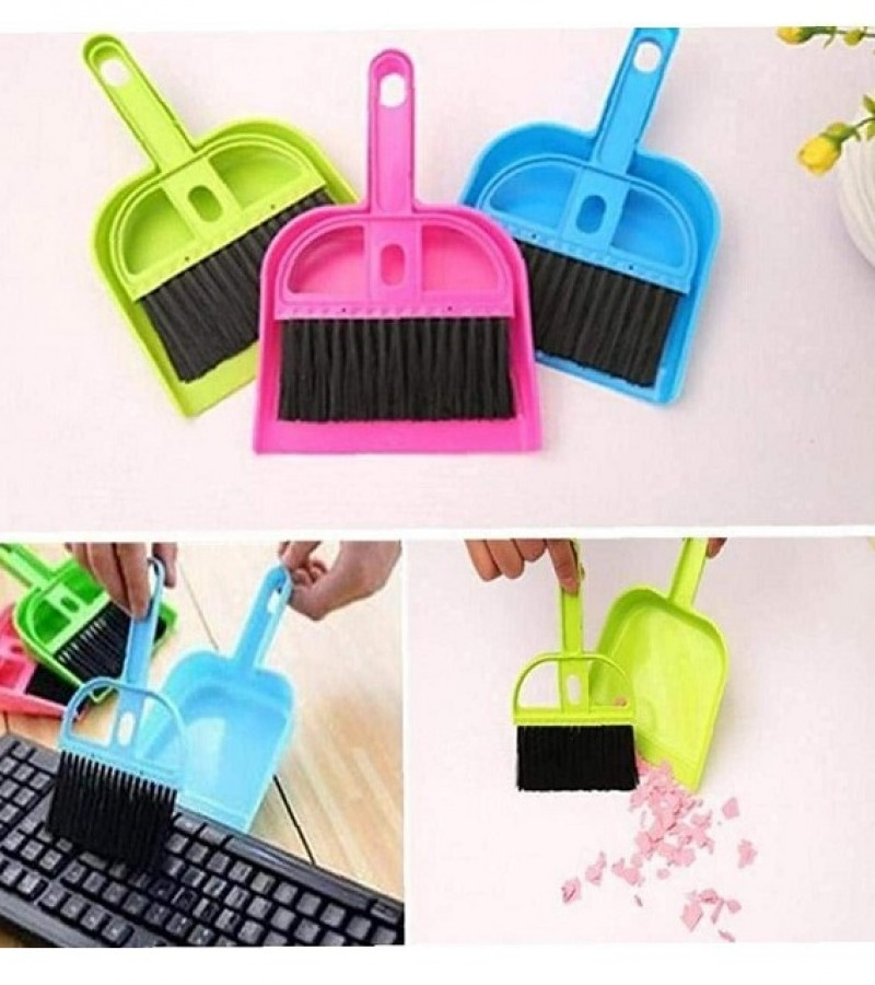 Small Broom Mini Dustpan and Brush Set