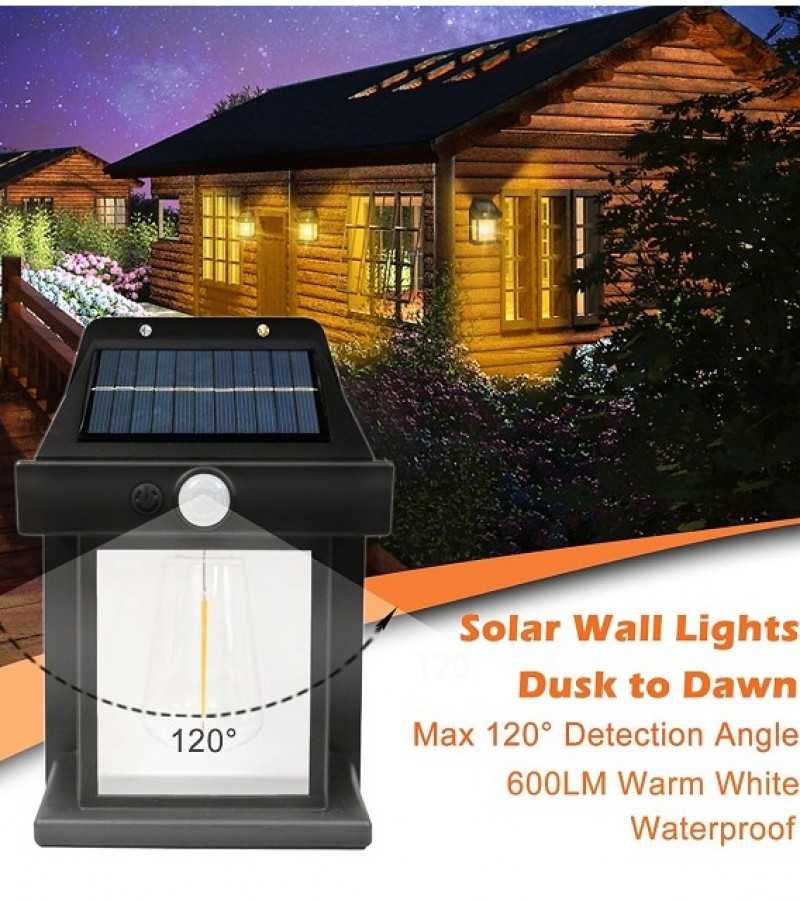 Solar Lights with Motion Sensor Wireless for Outdoor