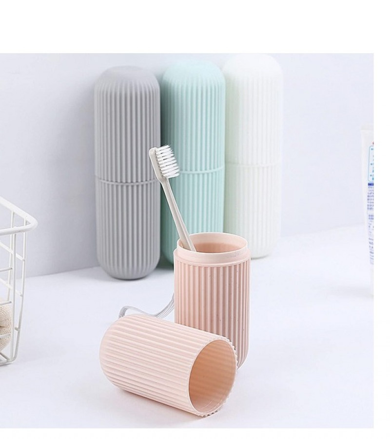 Travel Toothpaste & Toothbrush Cup Holder