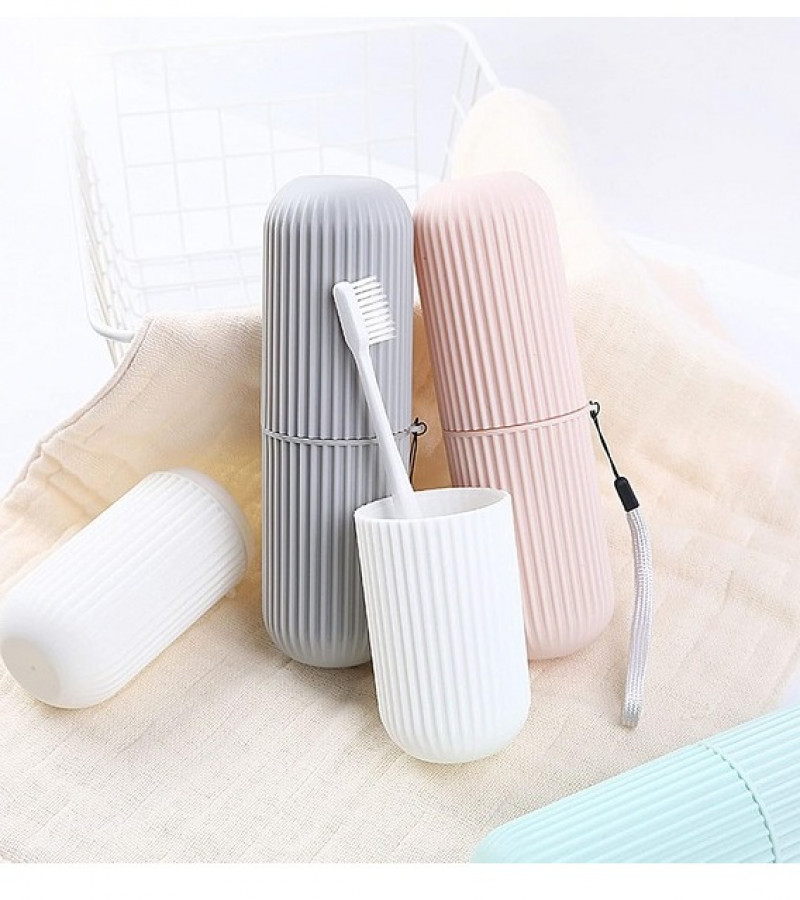 Travel Toothpaste & Toothbrush Cup Holder