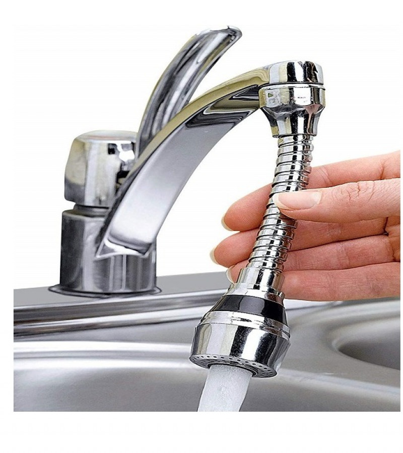 Turbo Flex 360° Flexible Faucet Sprayer Extension Water Saving