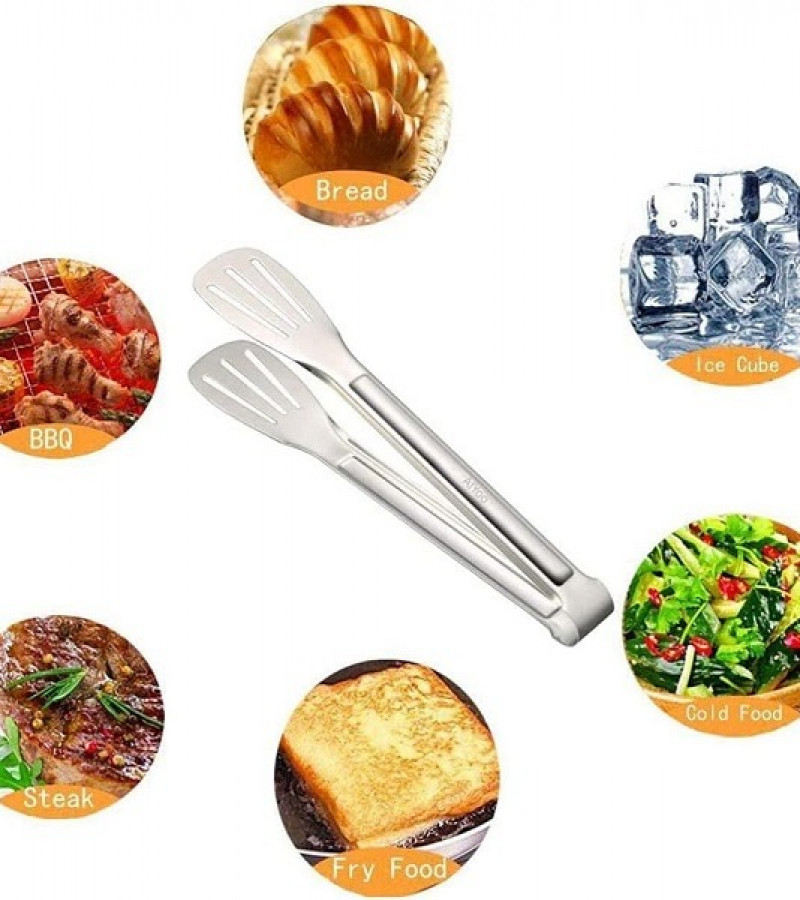 Tongs With Stainless Steel For food